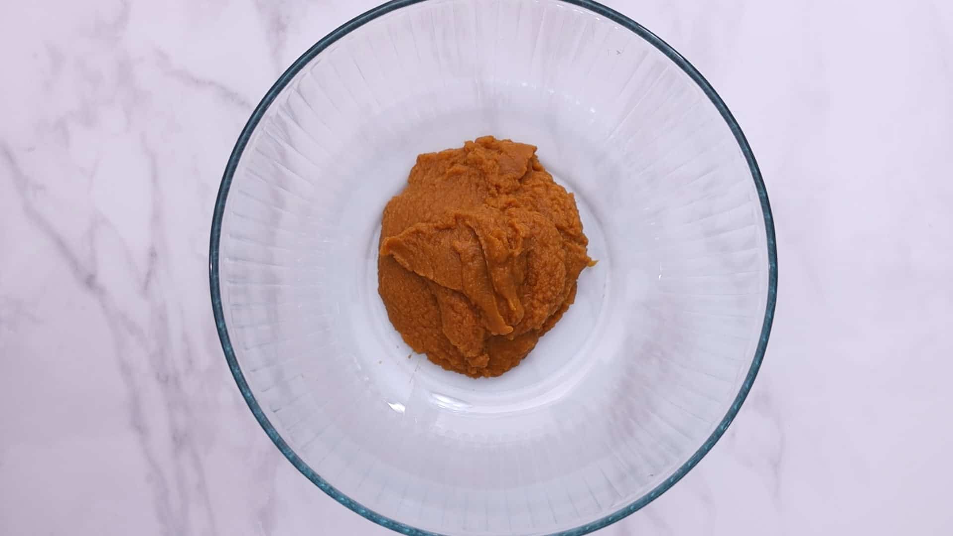 Whisk pumpkin puree