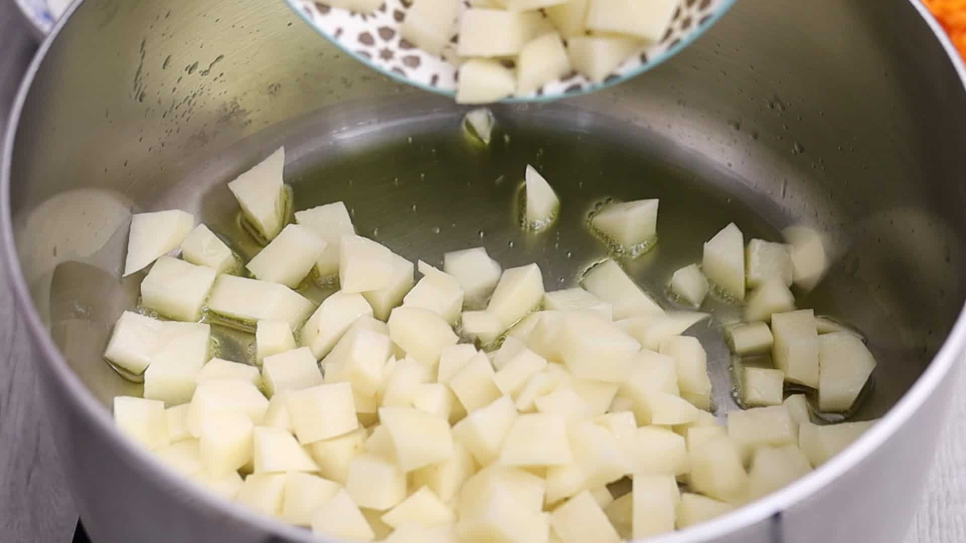 patatas marrones