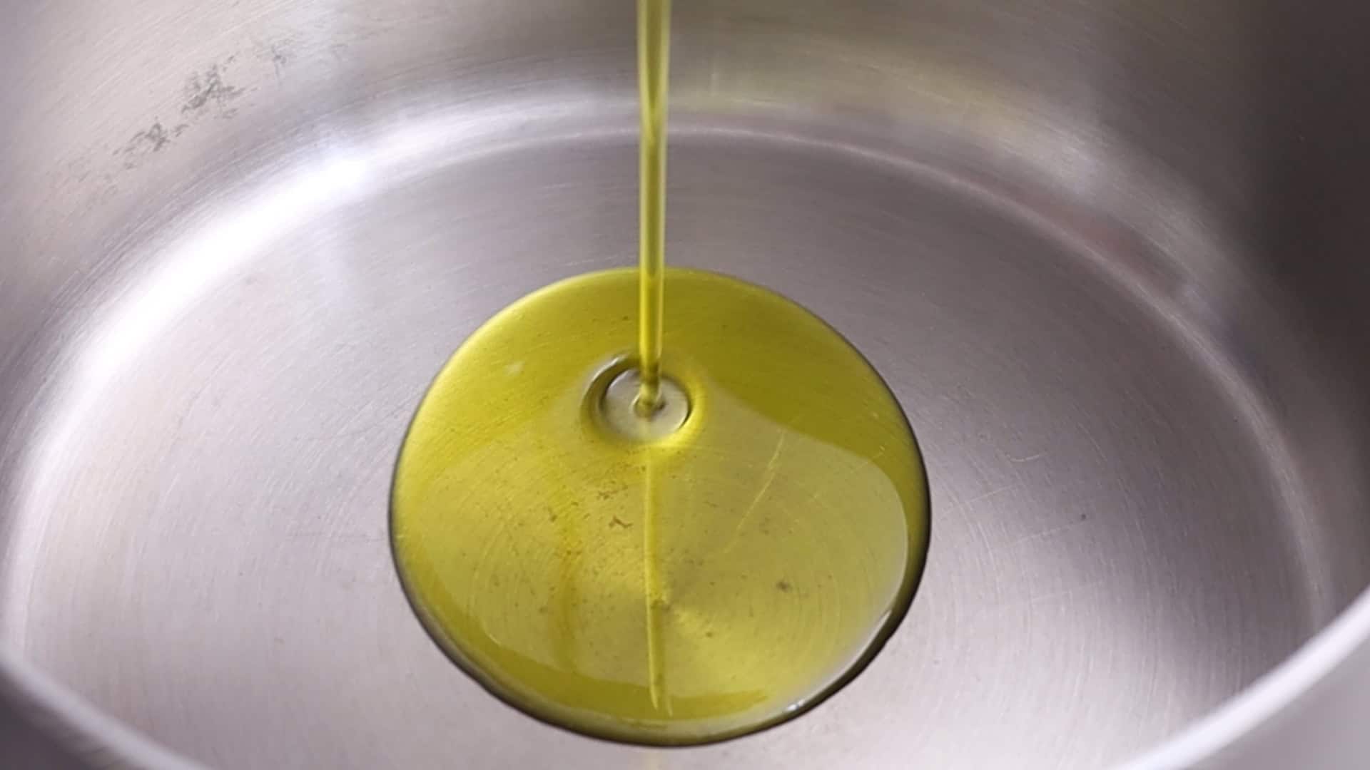 calentar aceite