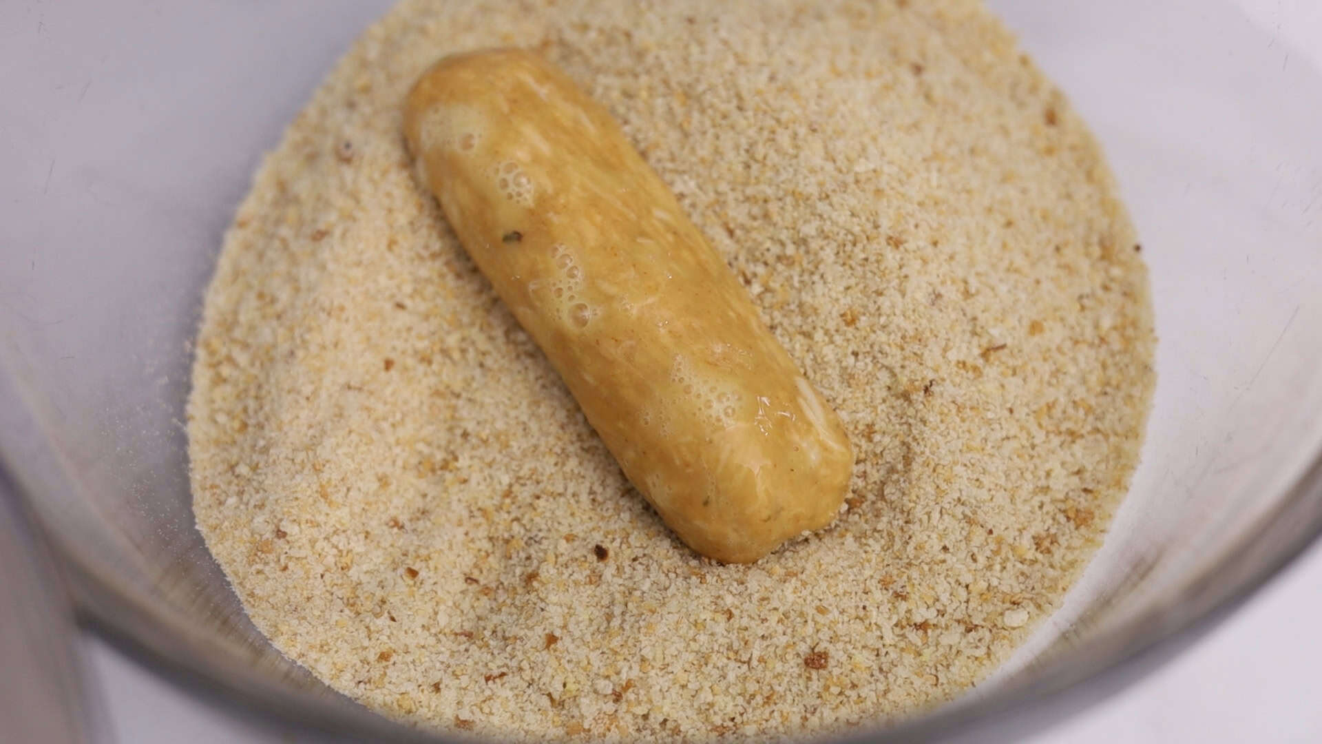 Dip in beaten egg