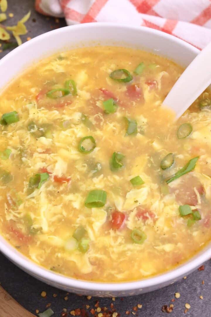 Tomato Egg Drop Soup