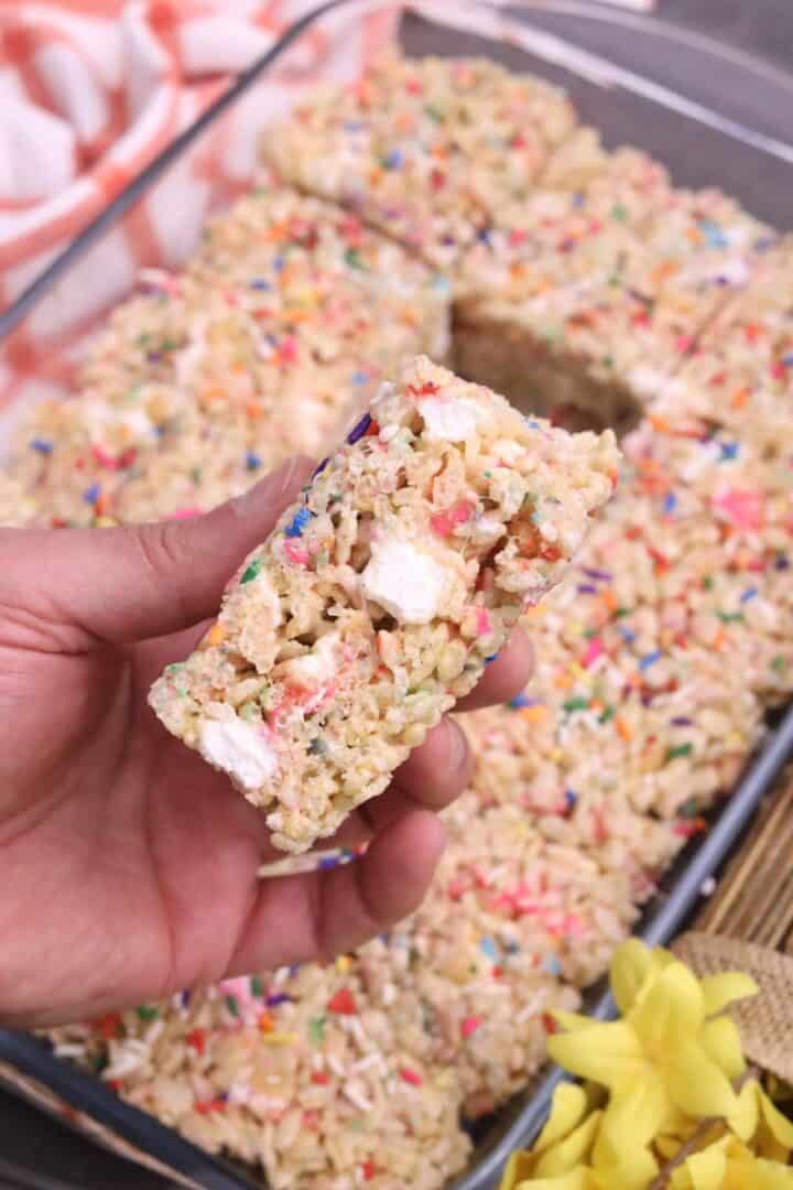 Sprinkle Rice Krispy Treats