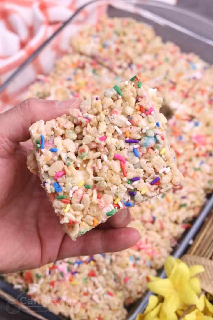 Sprinkle Rice Krispy Treats Recipe