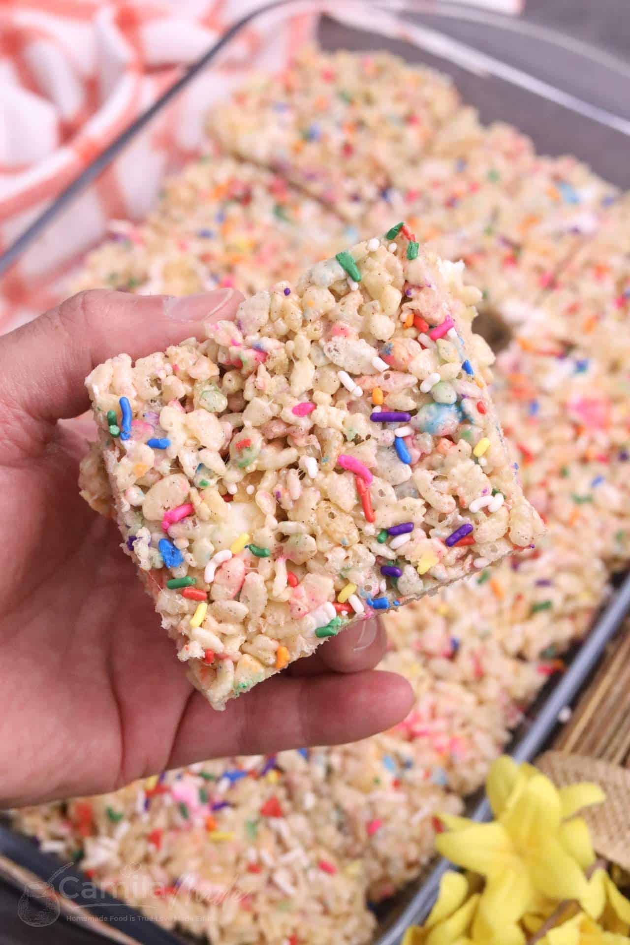 Sprinkle Rice Krispy Treats Recipe