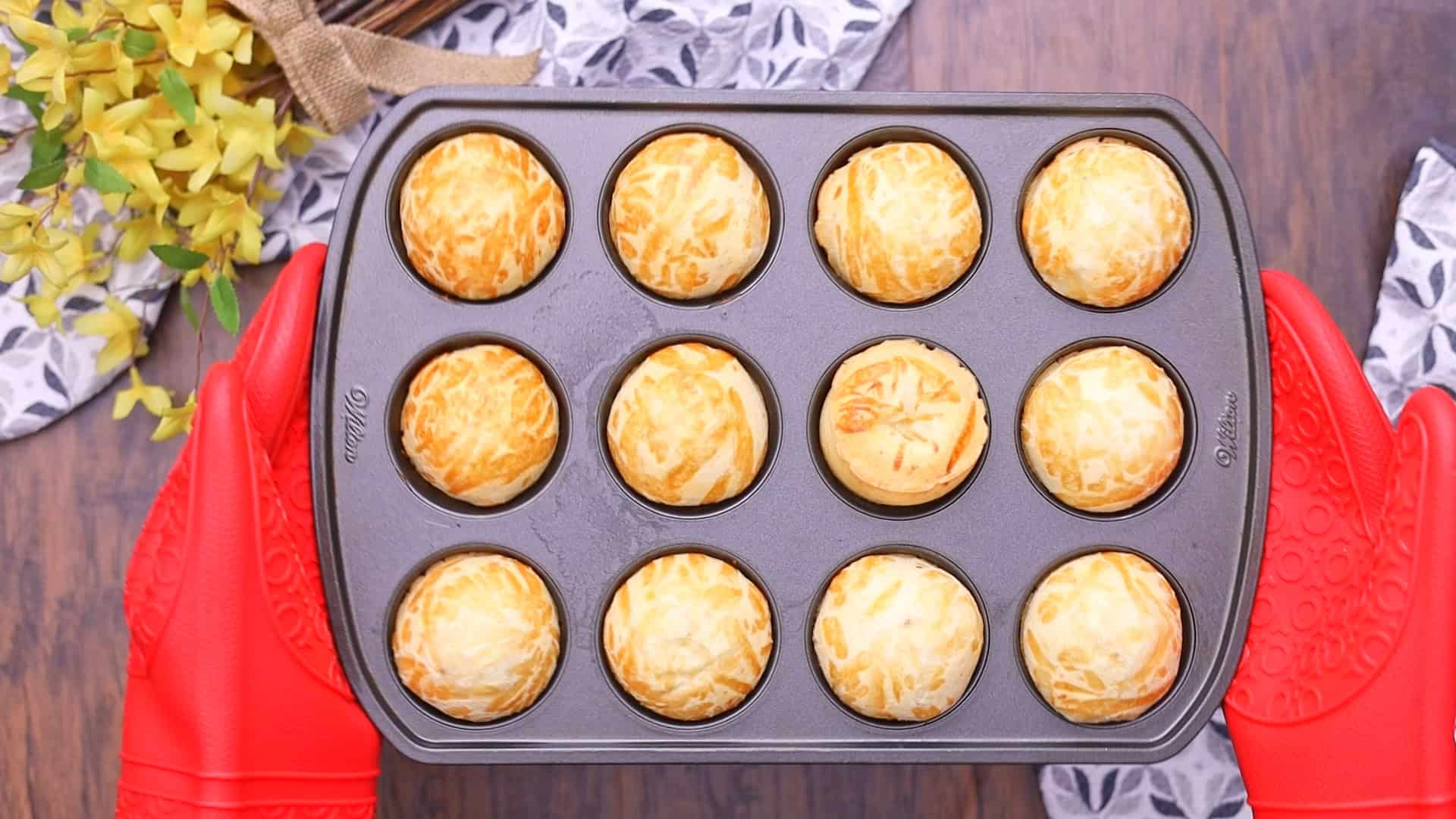 Chipa Muffins 18 Bake for 20 minutes until puffed and golden