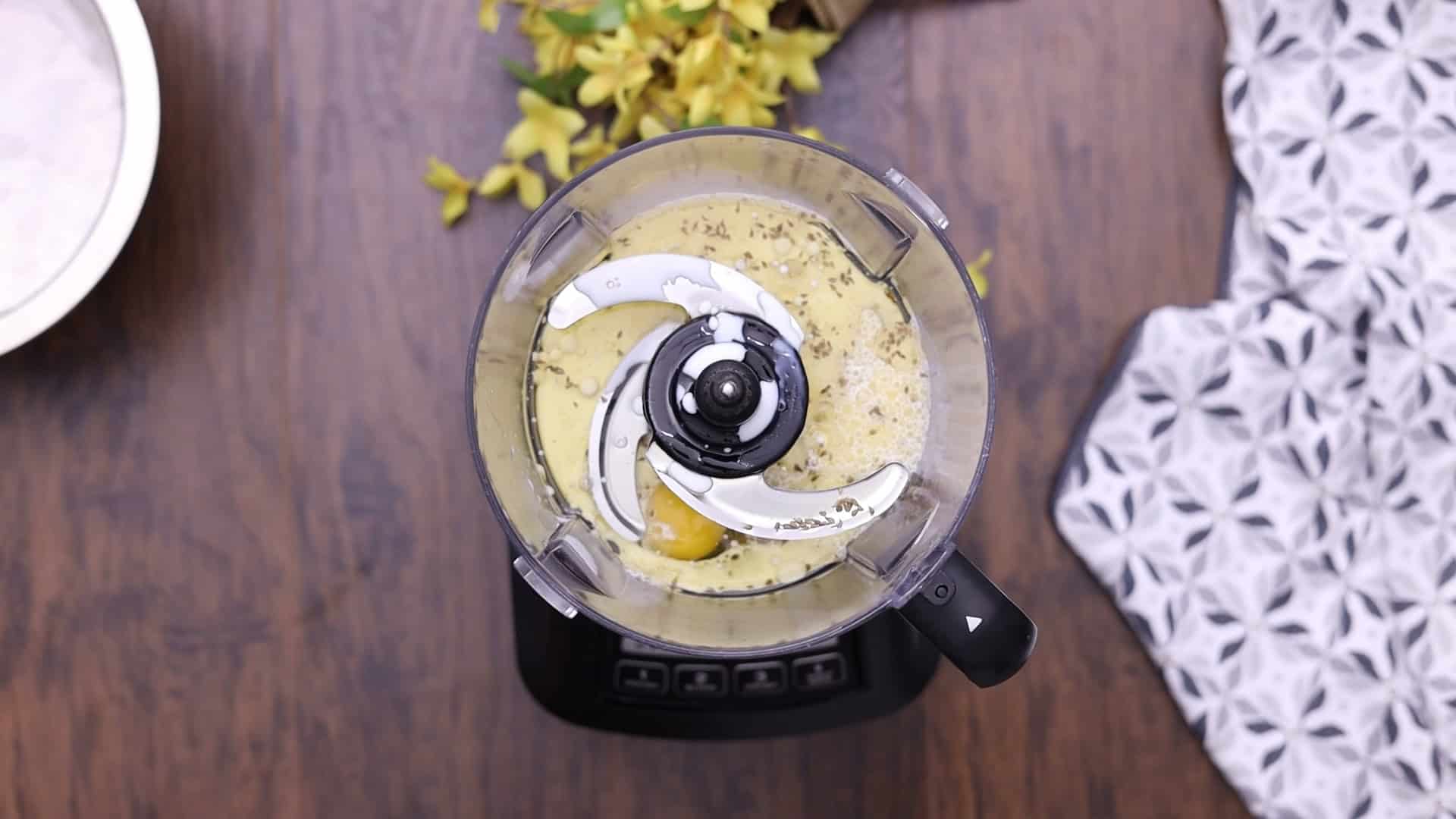 Chipa Muffins 11 Blend the egg with all ingredients