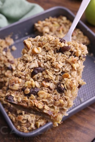 Avena Horneada con Manzana (Apple Baked Oatmeal)