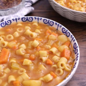 Potato and Pasta Soup