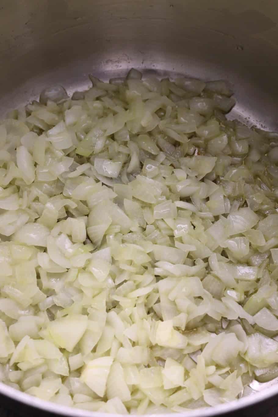 Onions in a pot