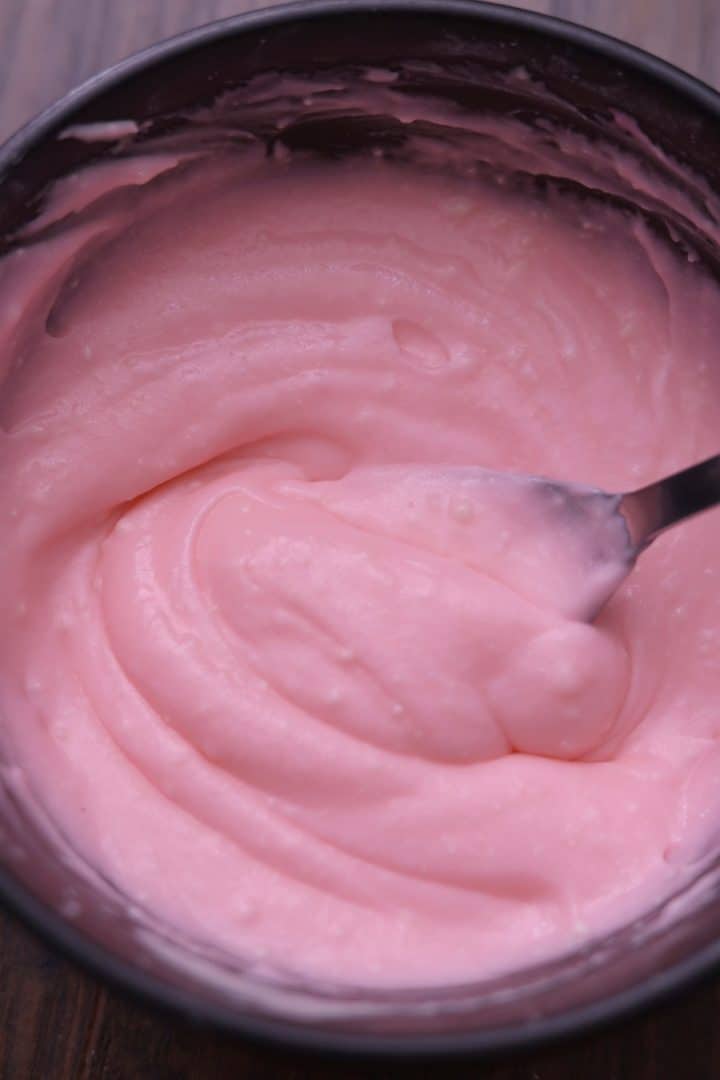 pink glaze for the Pancitos Dulces