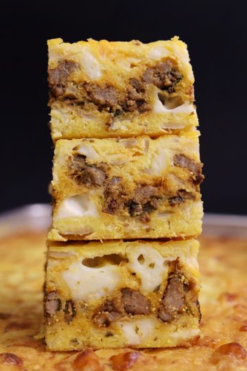 Close up of Sopa Paraguaya