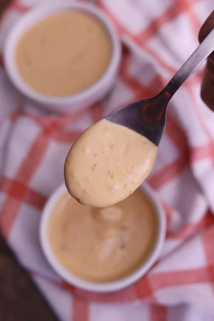 Thousand Island Dressing 7 Homemade Thousand Island Dressing in a Spoon