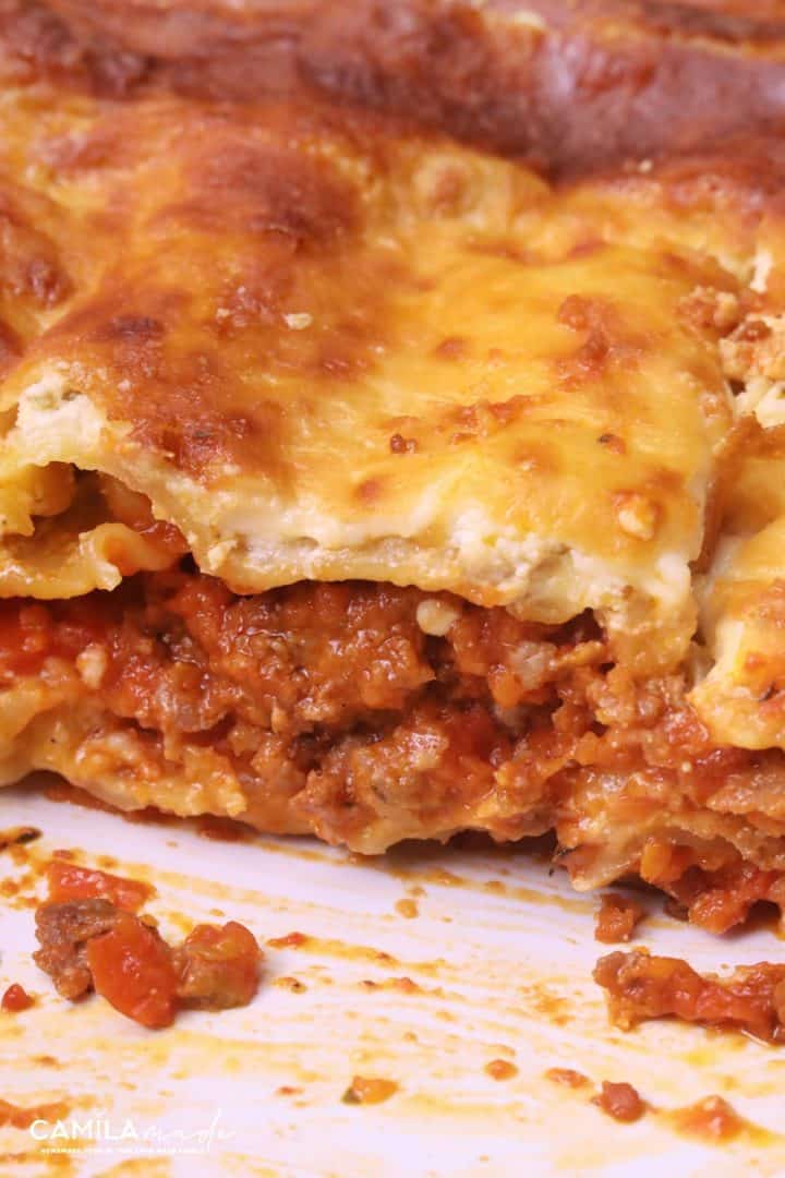Sausage Lasagna 24 Inside the Lasagna