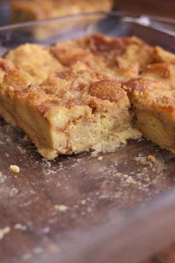 Budin de Pan con canela