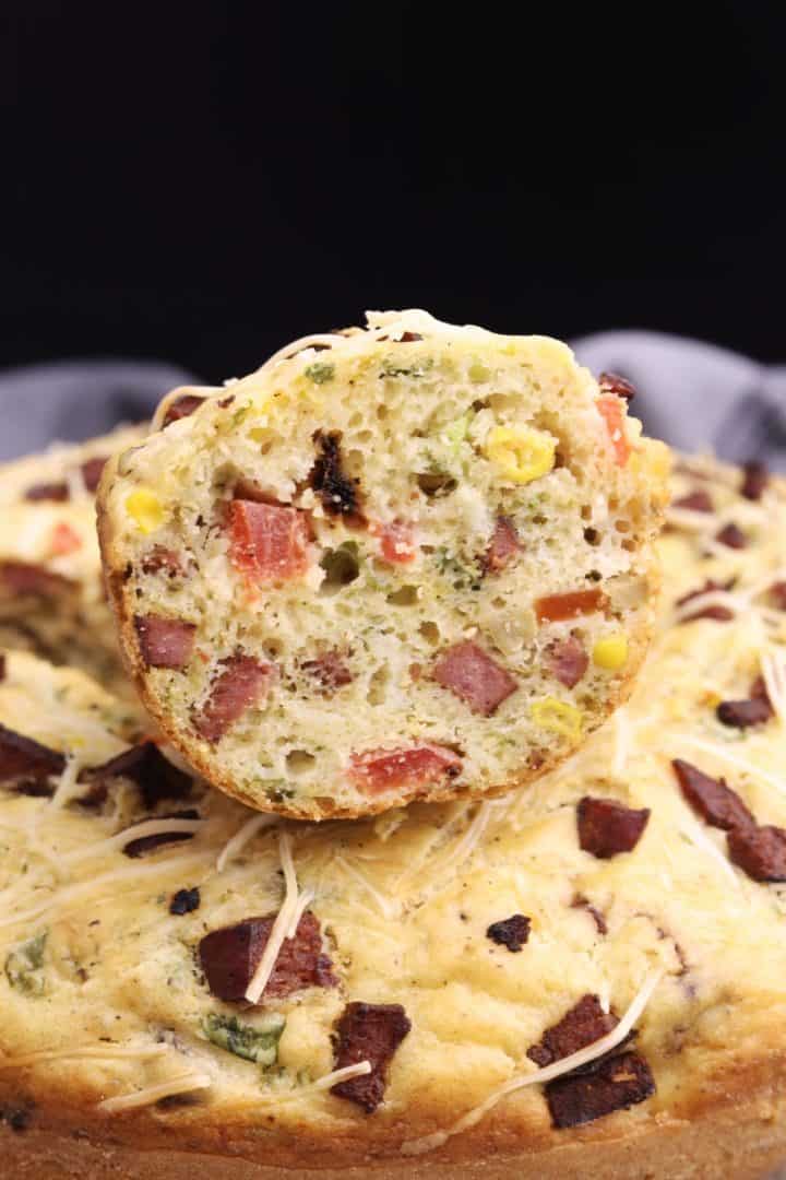 Receta fácil de Torta Salada de Chorizo