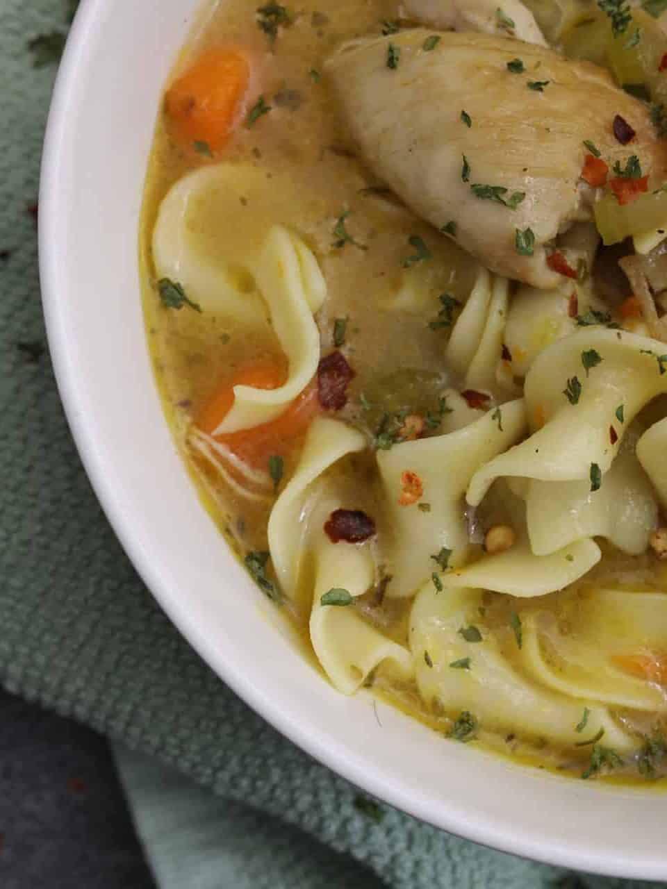 The Best Chicken Noodles Soup 1