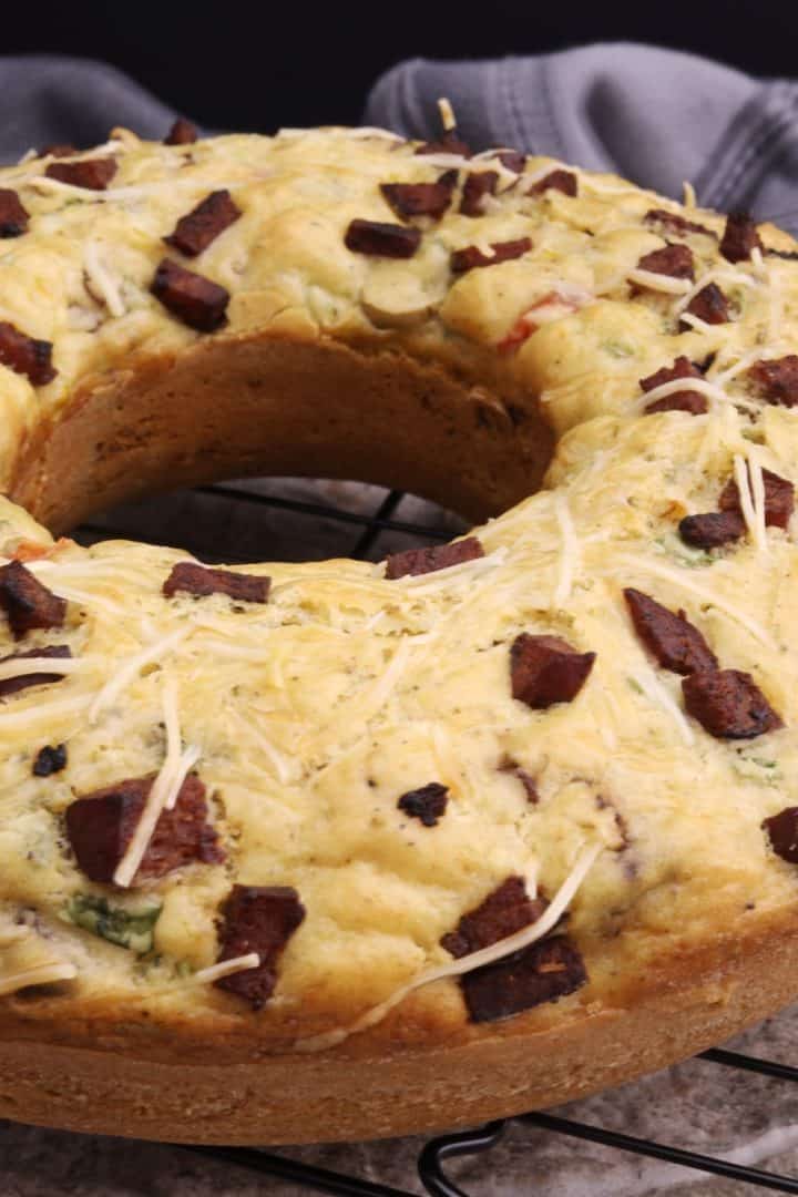 Receta de Torta Salada de Chorizo