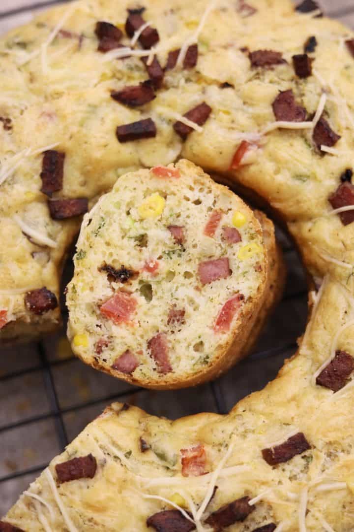 Torta Salada de Chorizo en Rack
