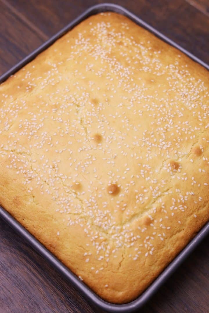 Quesadilla Salvadoreña in a pan