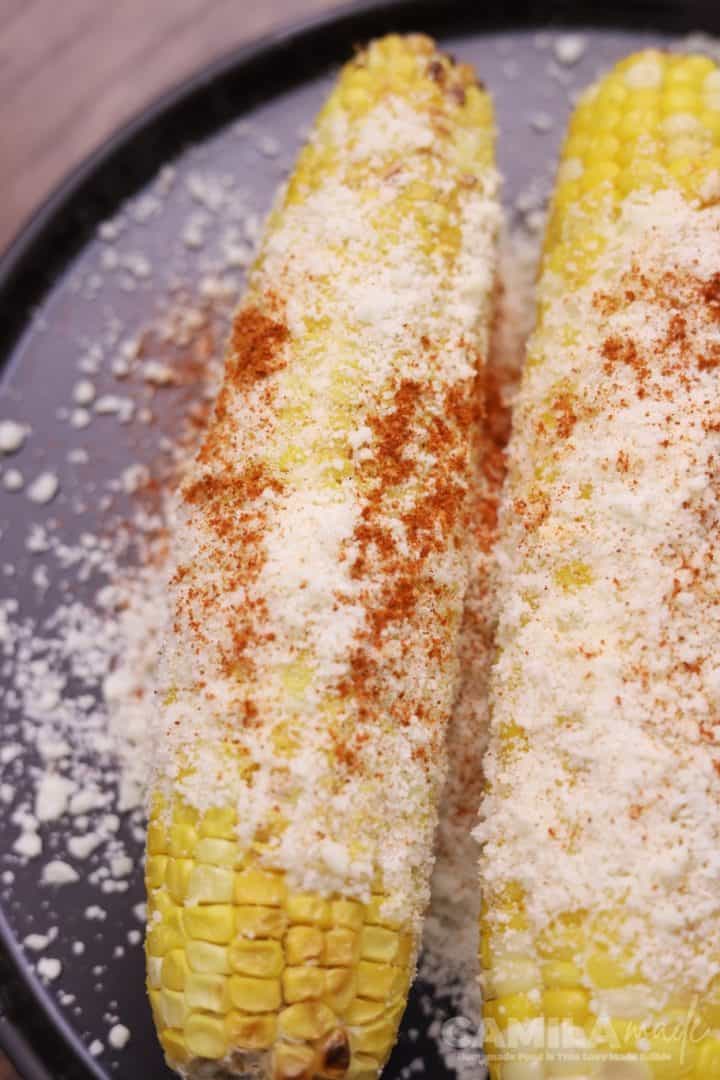 Elote con queso