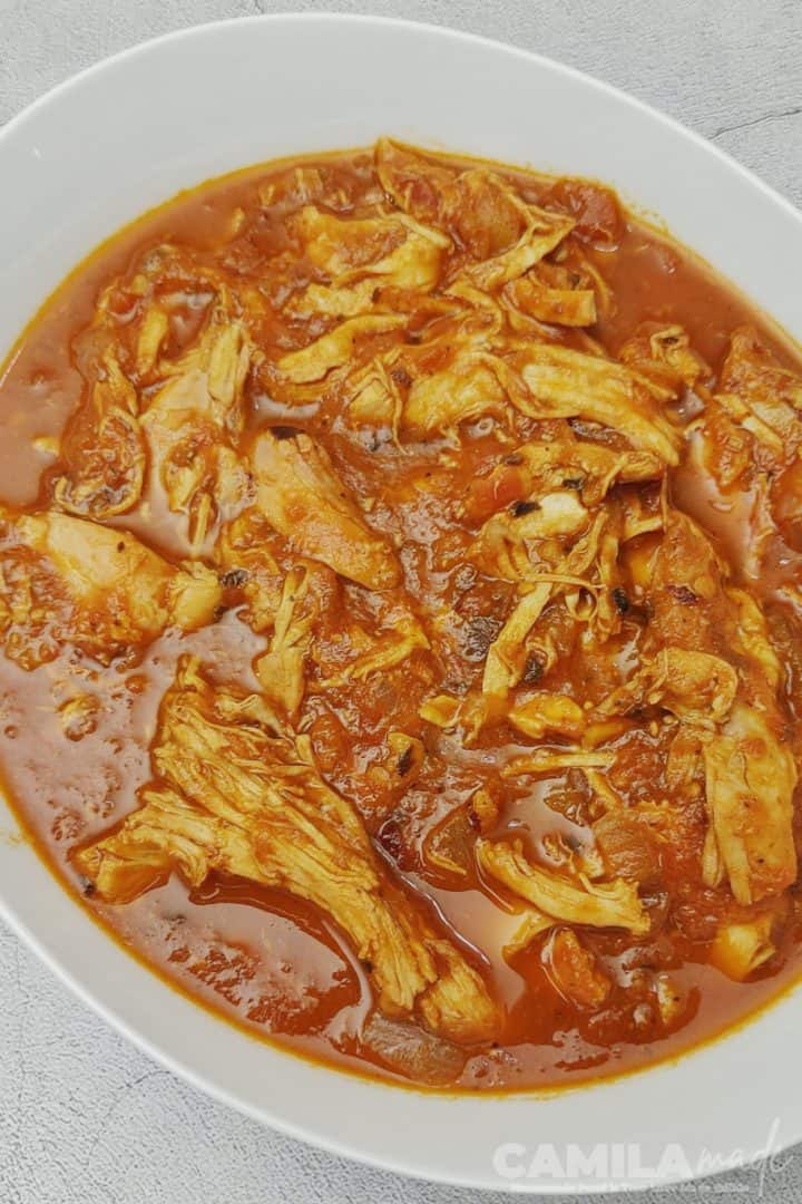 Guisado de Pollo 10 Guisado de Pollo in a bowl