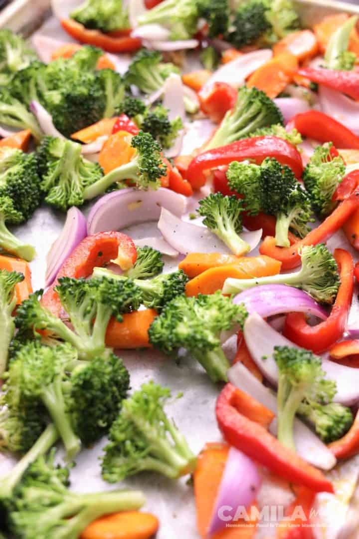 Preparing Verduras Asadas