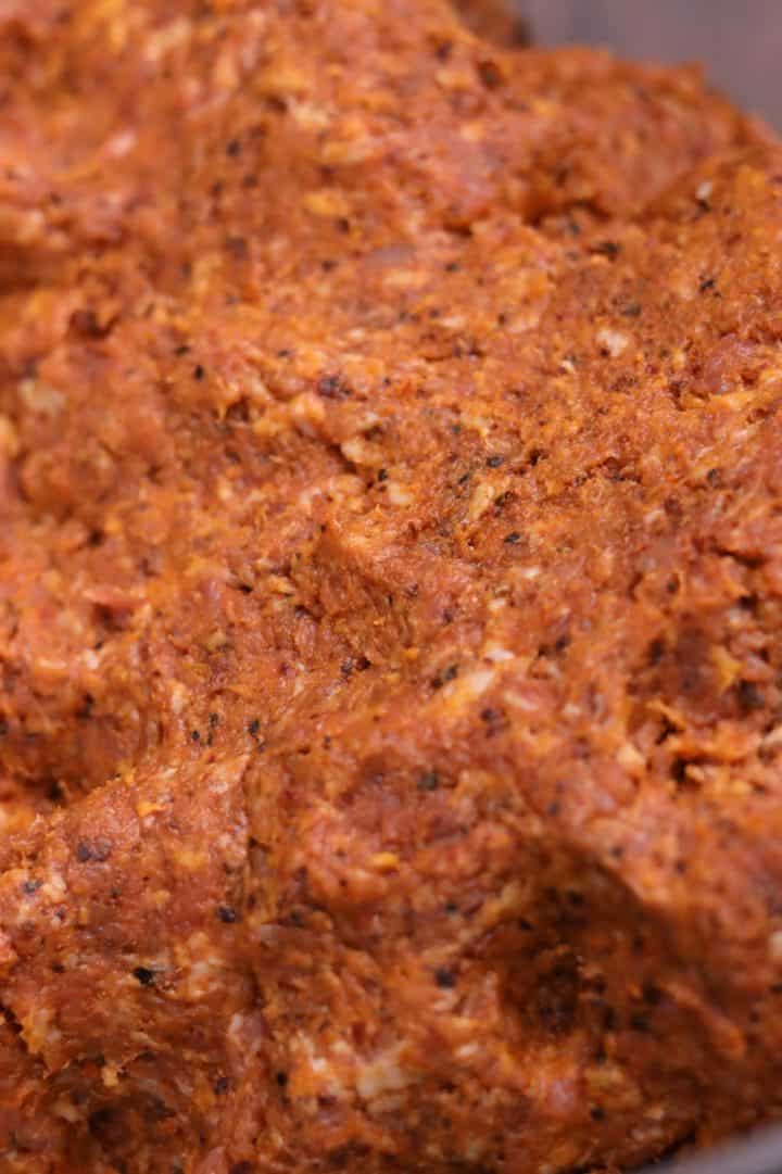 Chorizo Mexicano Tradicional 15 Raw Chorizo Mexicano Traditional in a bowl