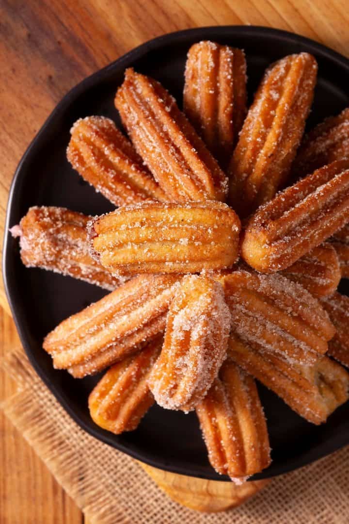 top view of Churros Mexicanos