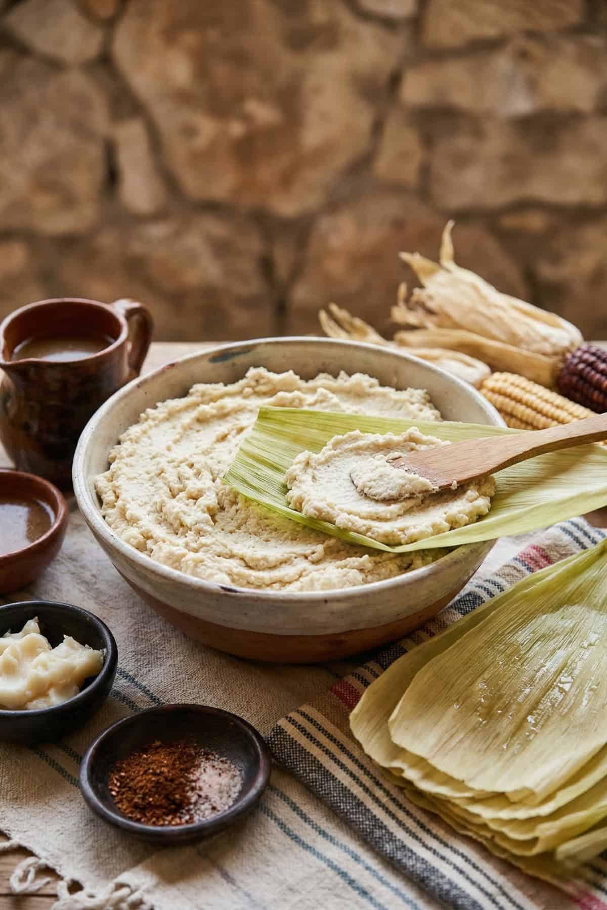 Masa para Tamales sideview