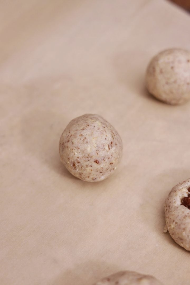 A ball of Polvorones Mexicanos