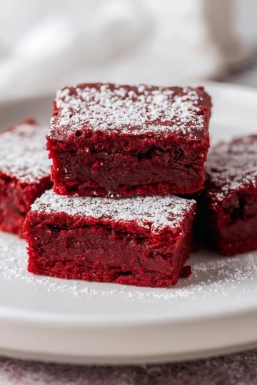 Brownies de Red Velvet