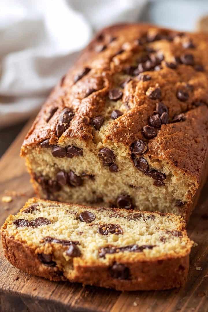 Chocolate Chip Loaf Cake 8 Chocolate Chip Loaf Cake wide angle
