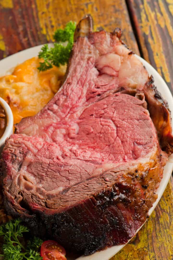 Costillas al Horno in a plate