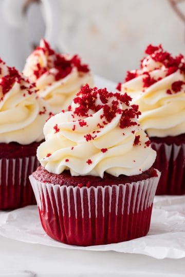 Cupcakes de Red Velvet (red velvet cupcakes)