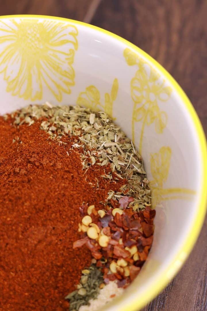 Ingredients for dry Chimichurri