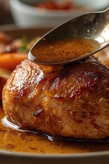 Muslos de Pollo al Horno in a plate