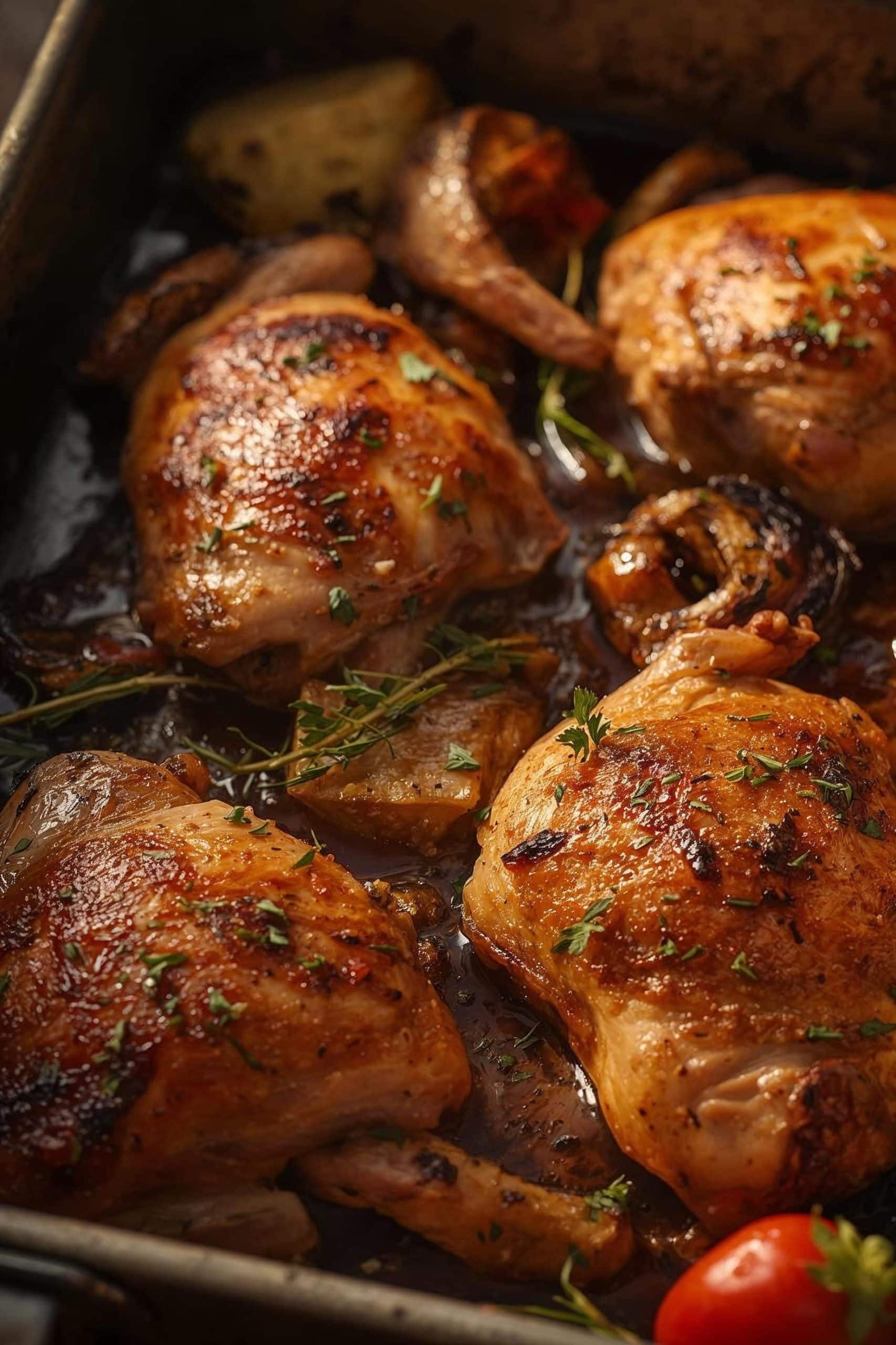 Muslos de Pollo al Horno