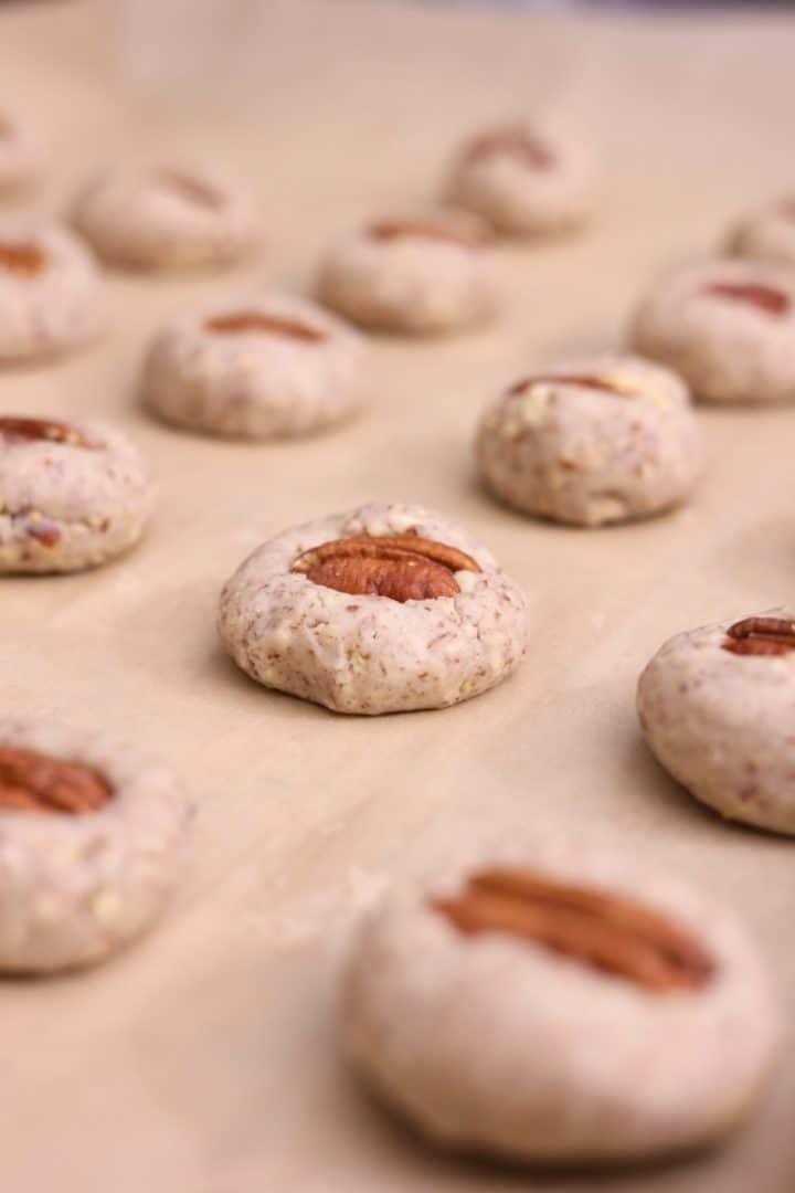 Polvorones Mexicanos ready to bake