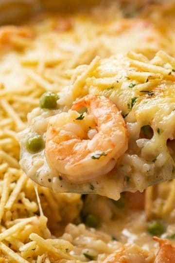 Shrimp Casserole close up