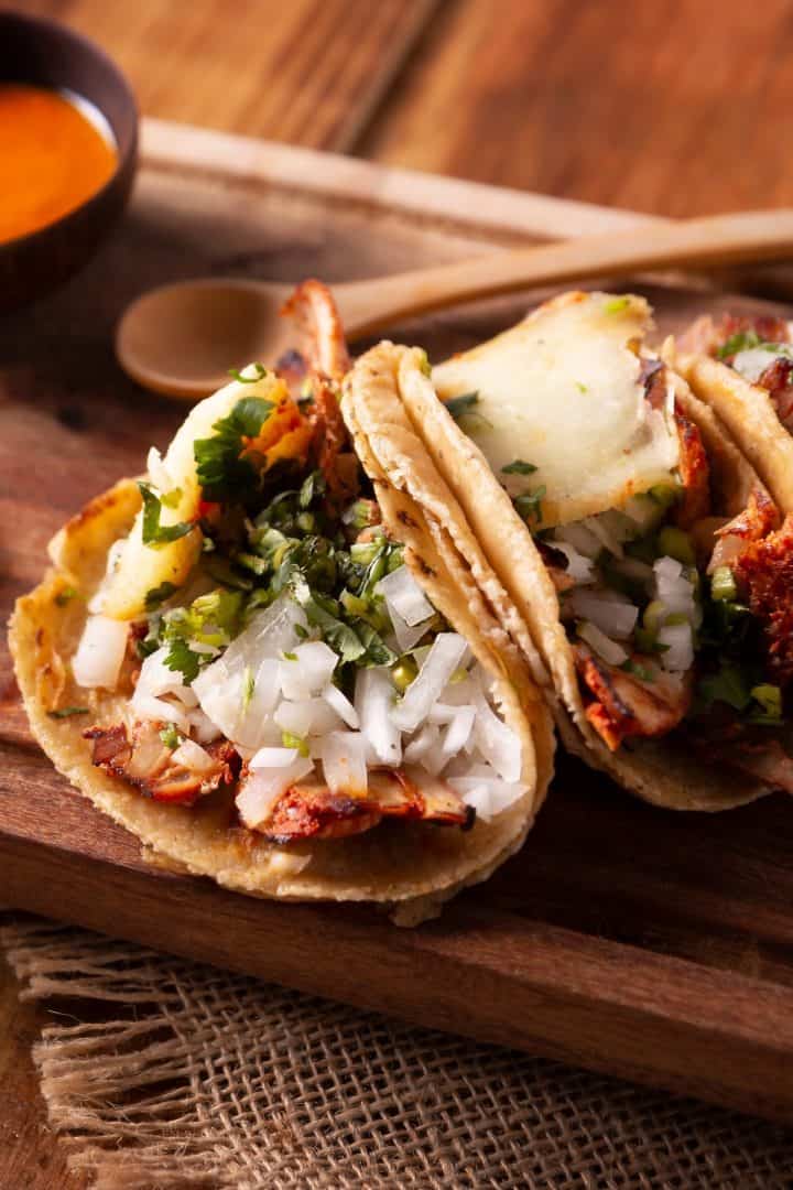 Tacos al Pastor 11 Tacos al Pastor side view