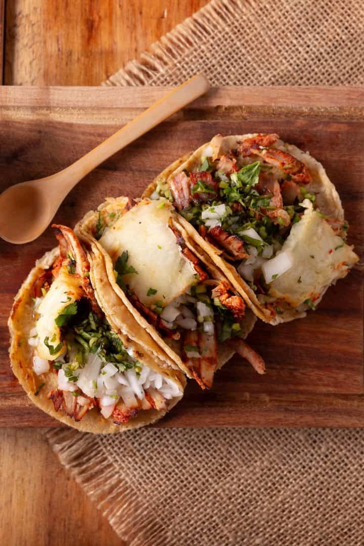 Tacos al Pastor 10 Tacos al Pastor top view