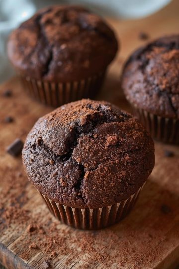 Triple Chocolate Muffins