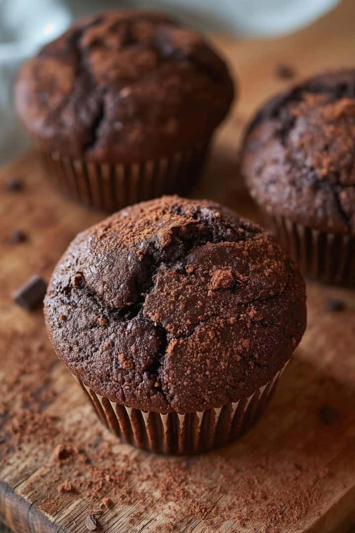 Triple Chocolate Muffins
