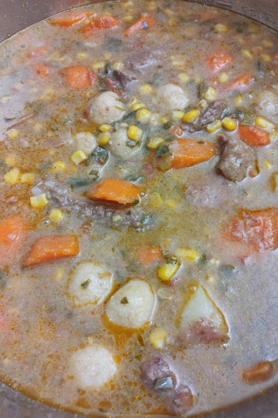 Vori Vori de Carne in a bowl
