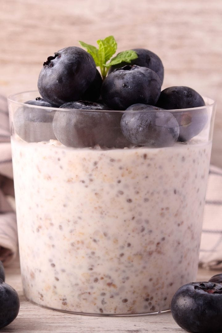 Avena Nocturna (Overnight Oats) close up