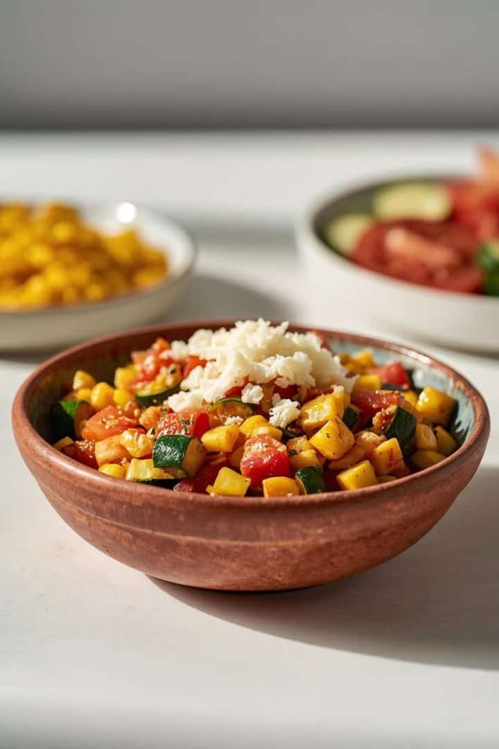Calabacitas a la Mexicana in a bowl