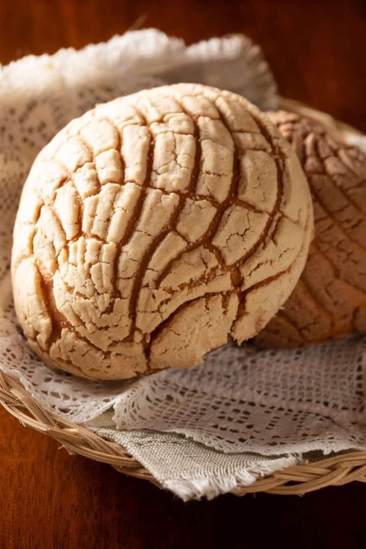 Mexican Conchas close up