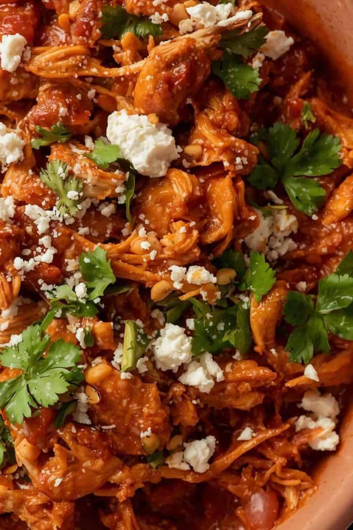 tinga de pollo con chipotle