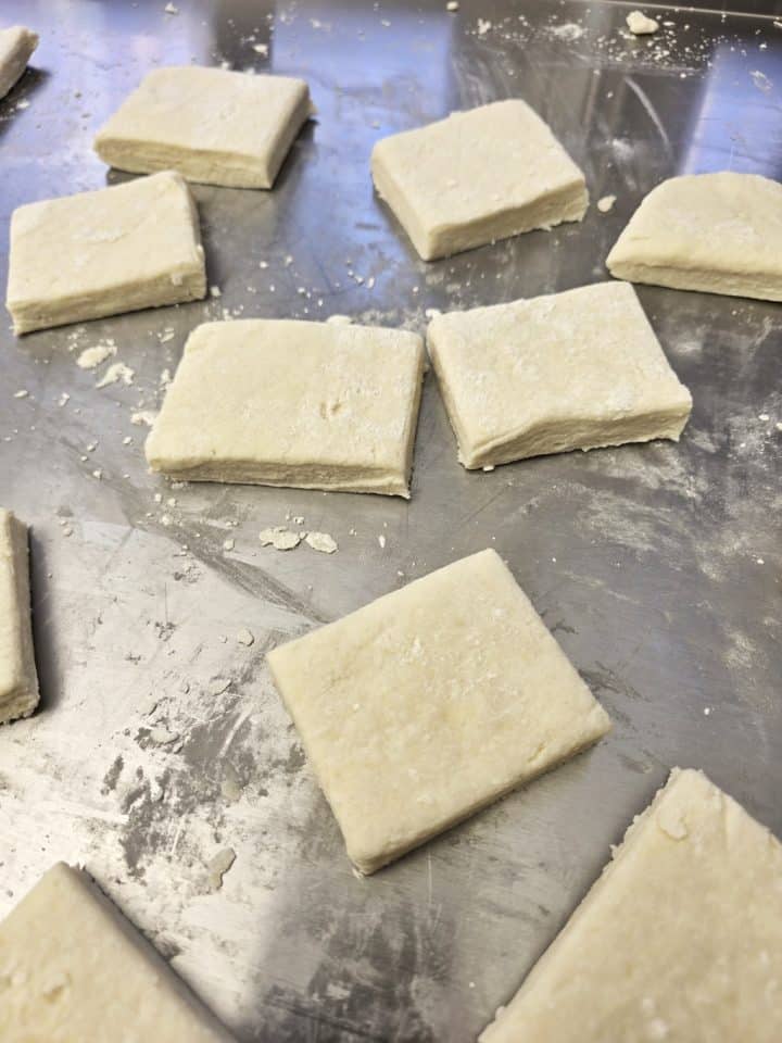 Biscuit ready to bake