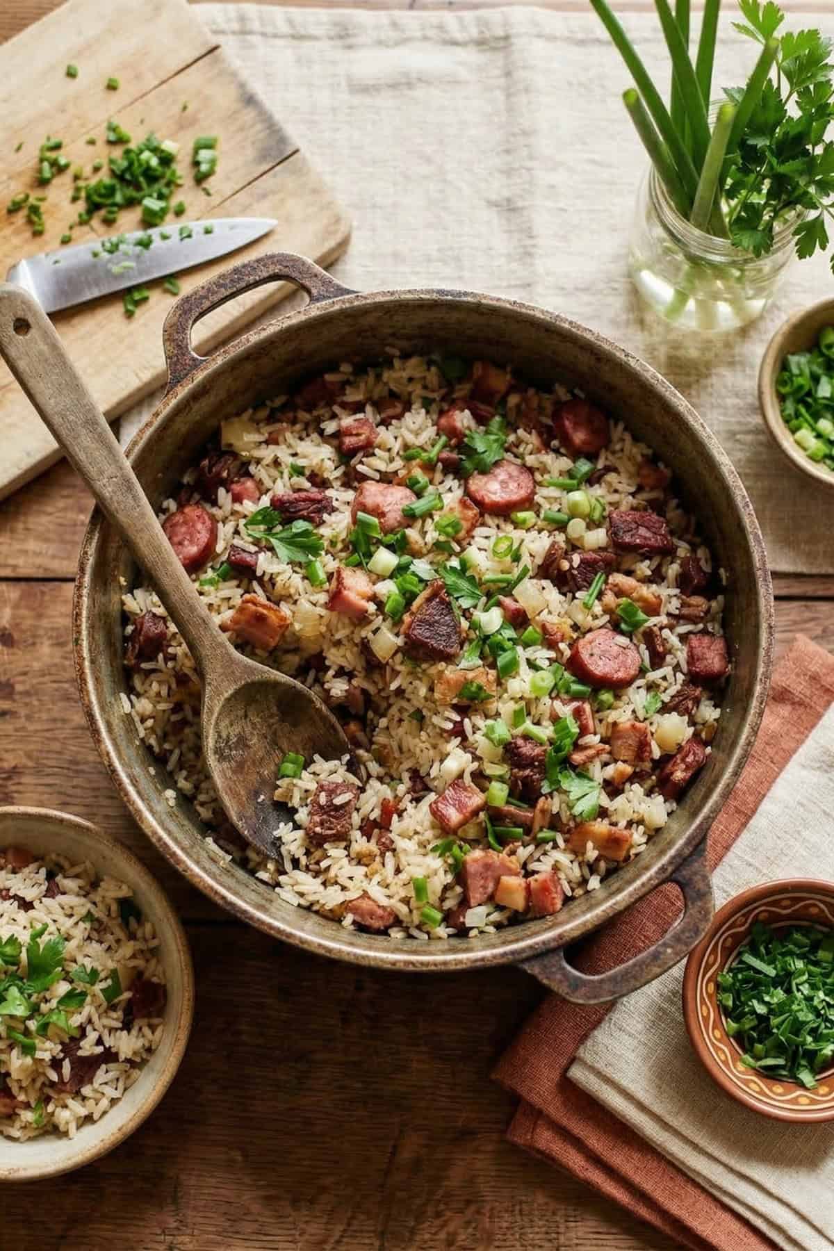 Arroz Carreteiro top view anlge
